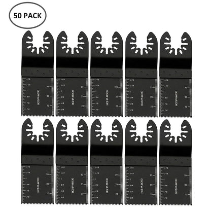 Universal Oscillating Saw Blades - 5-60PCS Multi Tool Cutting Blades with Scale for Wood, Dremel, Milwaukee & DIY Projects