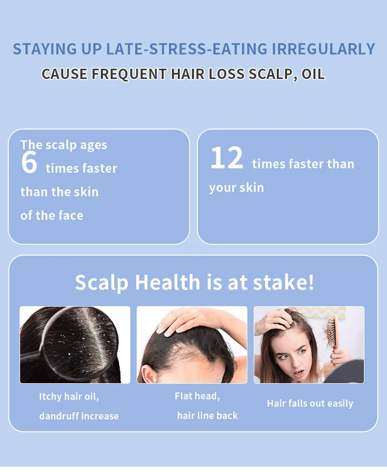 Electric Spray Massage Comb – LED Vibration Hair Growth Massager with Anti-Hair Loss Scalp Atomizer