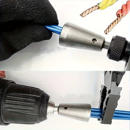 3pcs Wire Twister Tool Set for Drill — Wire Connector & Electrical Wire Nut Twisting Tool