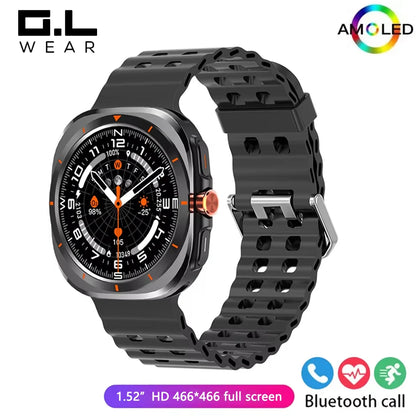 G.L Wear 2025 Men’s Smartwatch – Heart Rate, Fitness Tracking, Bluetooth Calling & Pedometer