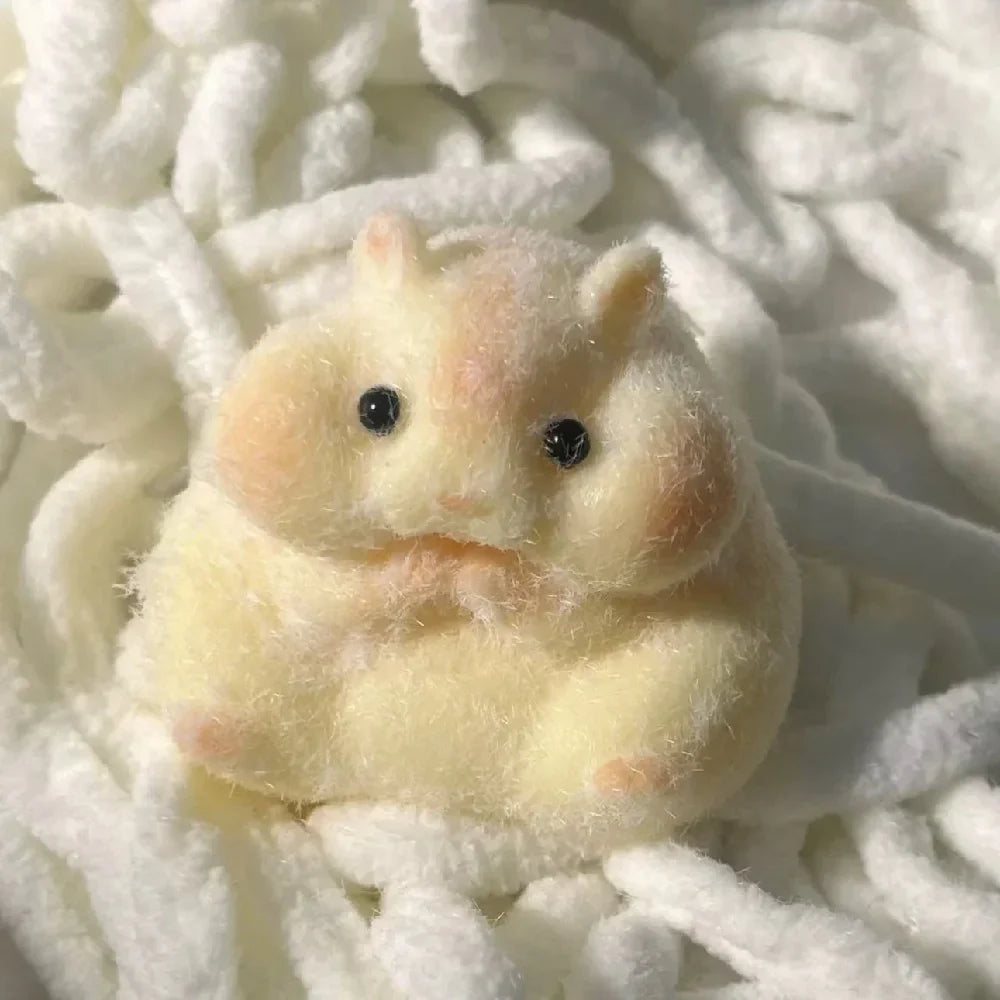 Taba Squishy Hamster Toy - Cute Silicone Mochi Fidget Toy for Stress Relief, Relaxation & Gift Giving