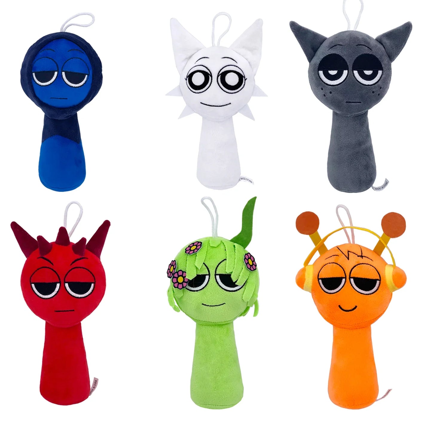 Sprunki Plush Toy - Incredibox Plush Doll and Cartoon Pillow, Kids Birthday and Christmas Gift, Stuffed Doll