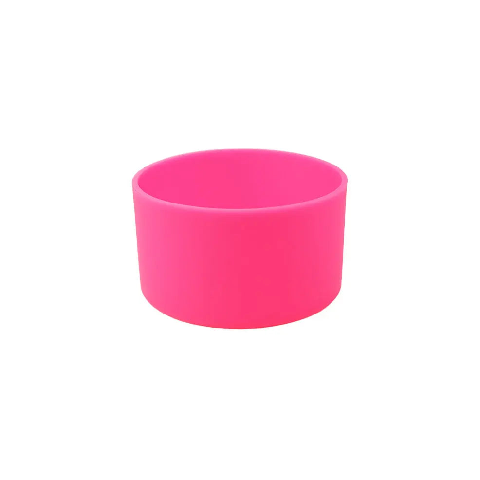 17 Colors 7.0CM Silicone Cup Bottom Cover – Heat Insulation Coaster Sleeve & Anti-Slip Water Bottle Sleeve