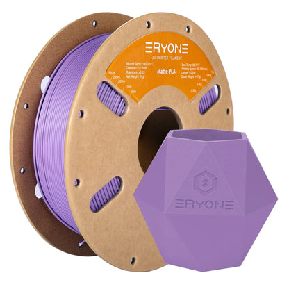 ERYONE Matte PLA Filament 1.75mm – 1KG High-Quality Spool for 3D Printing, Fast Shipping