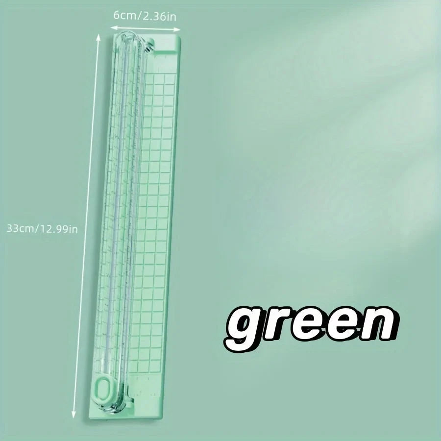 Portable A3/A4 Paper Cutter Trimmer – Manual Cutting Tool for School, Home, and Office, Durable Plastic Design