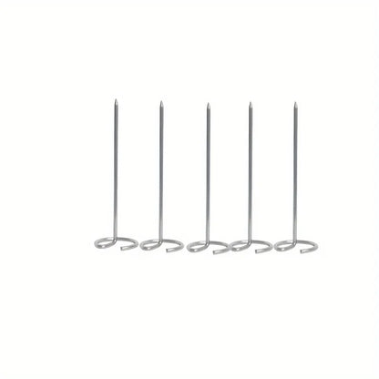 10pcs Air Fryer Oven Skewer Grill Set - Universal Accessories with Food Grade 304 Stainless Steel Baking Needles