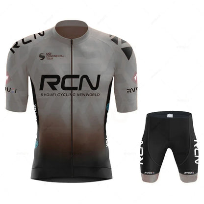 2025 RCN Team Cycling Jersey Set – Summer Breathable Road & MTB Bike Riding Uniform, Sports Cycling Kit