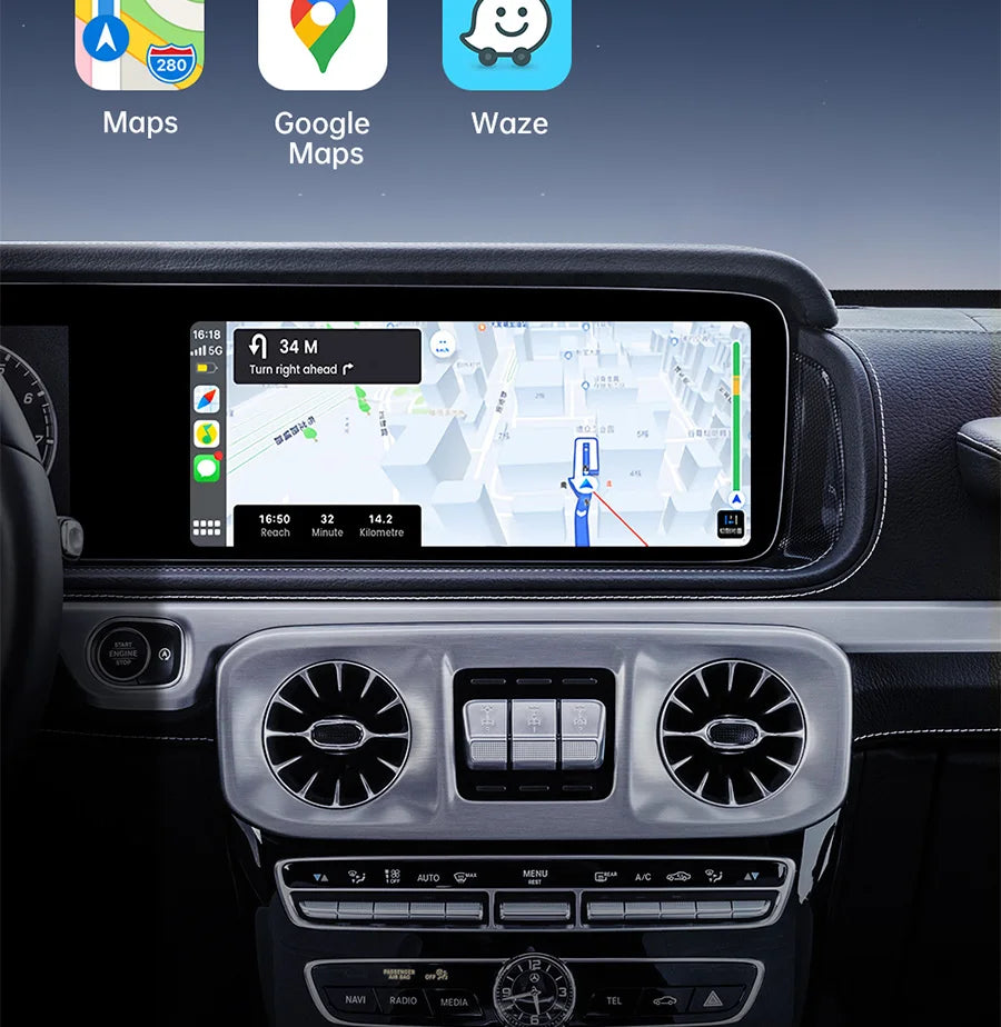 2025 Upgrade Wireless CarPlay & Android Auto AI Box – Dual-Band WiFi Bluetooth Auto Connect for iPhone & Android