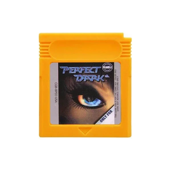Perfect Dark GBC Game Cartridge (With Battery) — 8 Color Shells — USA Version — 16-Bit Game Card