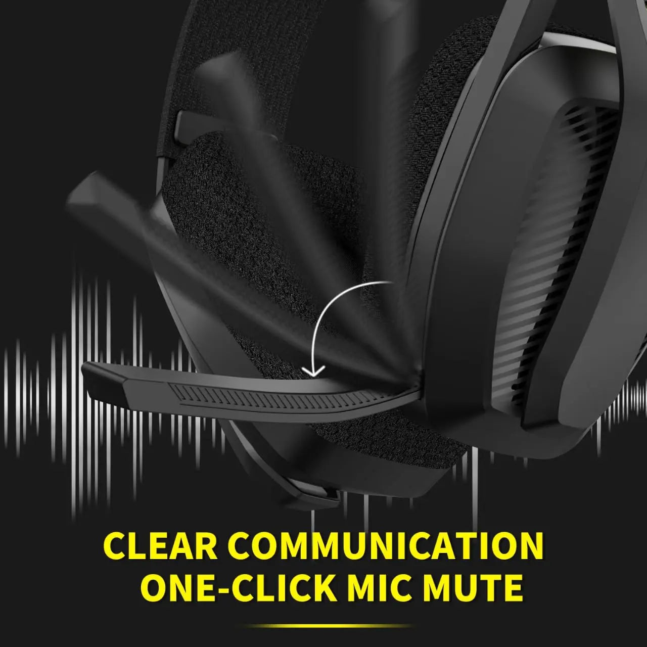 BINNUNE BW06 2.4GHz Wireless Gaming Headset — Bluetooth Headphone with Mic for PS5, PS4, PC, Mac, Playstation