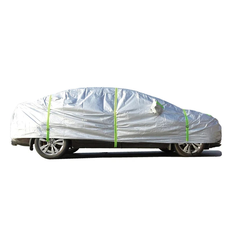 Universal Car Cover - Outdoor Full Exterior Snow Sun Dustproof Protection Cover for Sedan SUV Hatchback Vehicles
