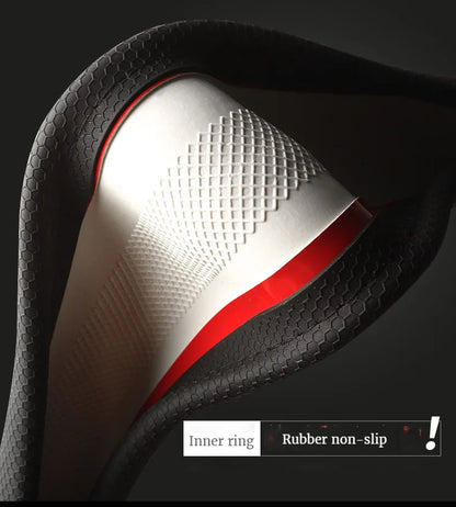 3D Honeycomb Leather Steering Wheel Cover – Durable Anti-Slip Universal Fit for 14.5-15 Inch Wheels