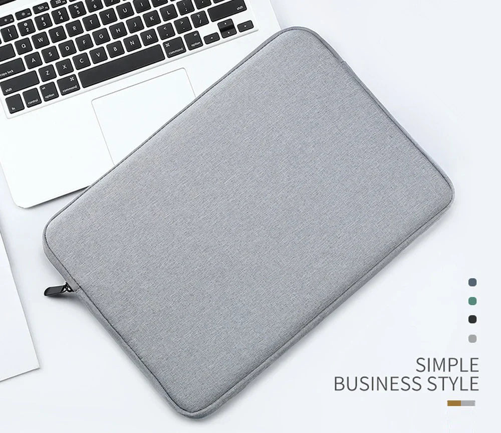 Waterproof Canvas Sleeve Bag for ZEUSLAP 16" Portable Monitor – Anti-Drop Flocking Zip Pouch Carry Case
