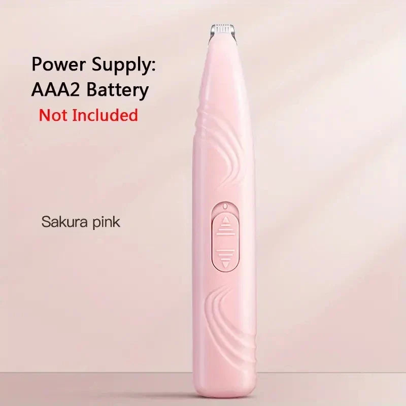 Pet Grooming Electric Clipper – Battery-Free Dog & Cat Hair Trimmer for Paws, Face, Eyes & Butt Hair Removal Tool