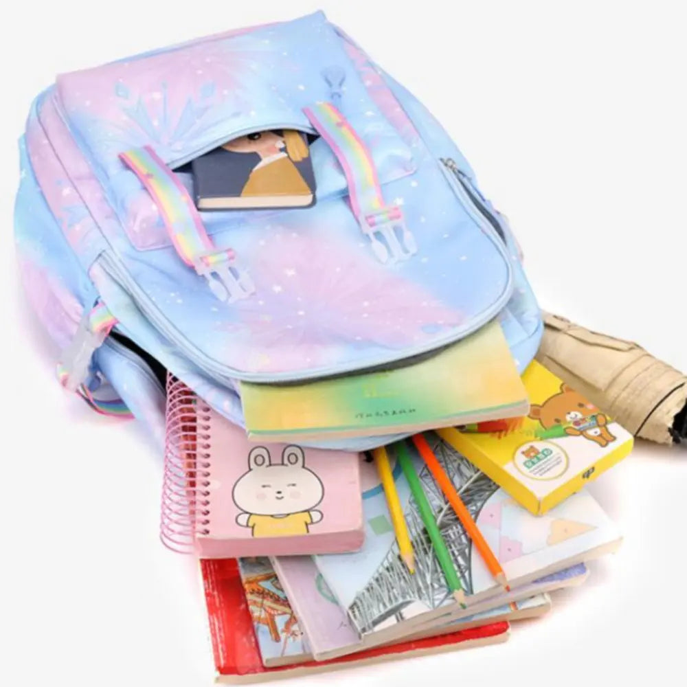 New Barbie Kids School Backpack – Canvas Travel & Laptop Bag for Boys, Girls, & Teenagers