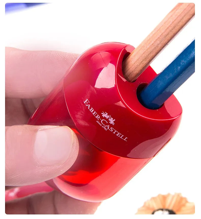 Double & Single Hole Transparent Pencil Sharpener – Creative Pen Knife for Kids & Students, School Supplies