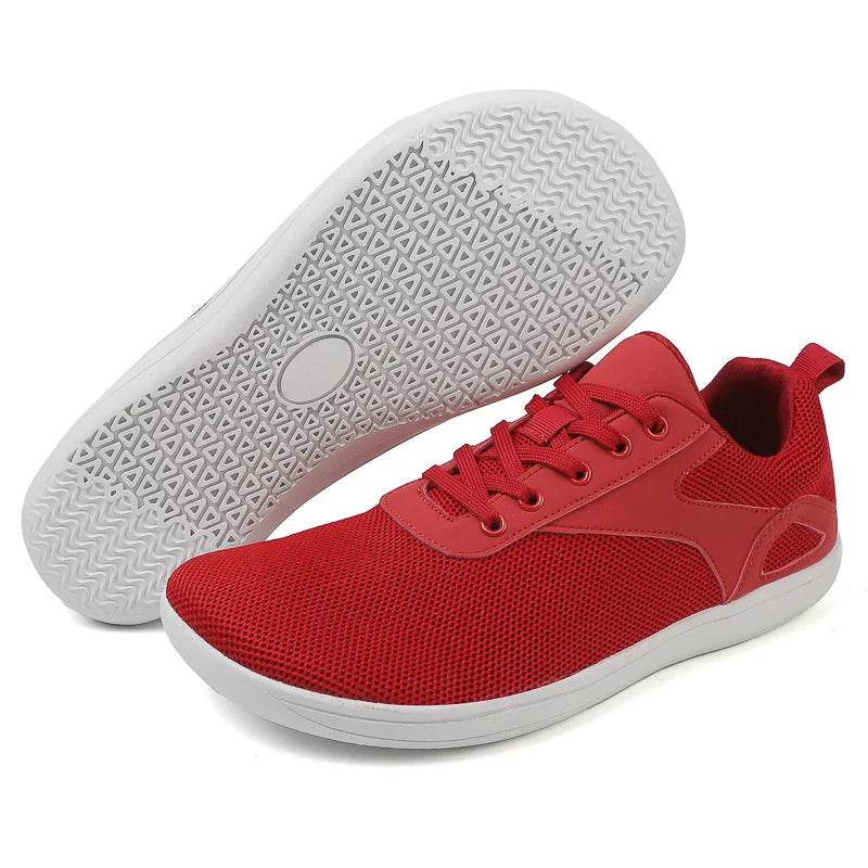 Men’s Minimalist Barefoot Walking Shoes – Breathable Wide Sports Sneakers for Gym, Office & Leisure