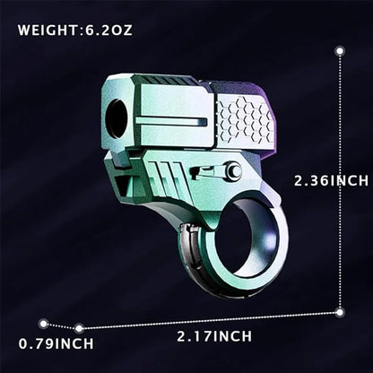 EDC Decompression Fingertip Launcher Ring – One-Click Eject Fidget Toy for Stress Relief & Sensory Play