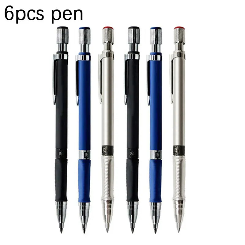 2.0mm Mechanical Pencil Set with 2B Black & Color Lead Refills – Automatic Drawing, Sketching & Writing Pencils for School & Art
