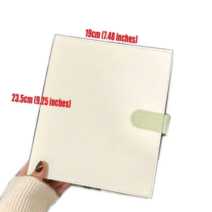 IFFVGX A5 Binder Photocard Holder - Kpop Idol Photo Album - Candy-Colored Collectible Card Storage Book - Kawaii Stationery