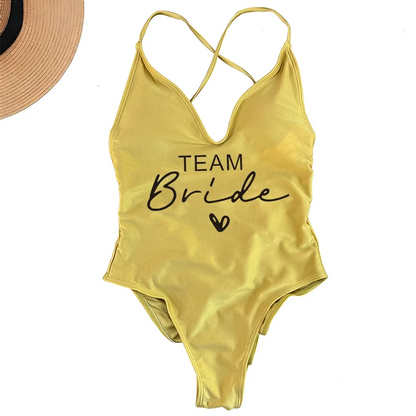 Women's Padded One Piece Swimsuit - Sexy Plus Size Beachwear Bathing Suit for Summer & Bachelorette Parties