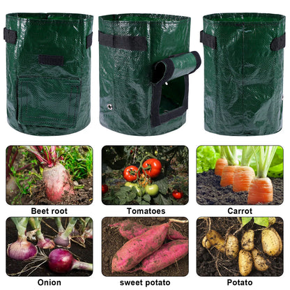 Potato Grow Bags – 3/5/10 Gallon Gardening Planter Bags for Potatoes, Tomatoes, Carrots & Vegetables