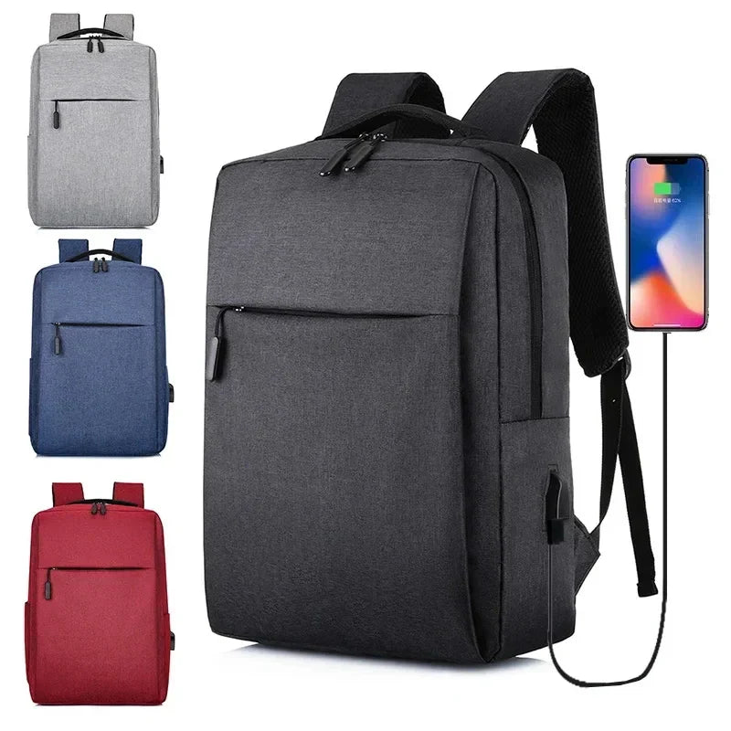 2024 Versatile Waterproof Business & School Backpack – USB Rechargeable Laptop Bag
