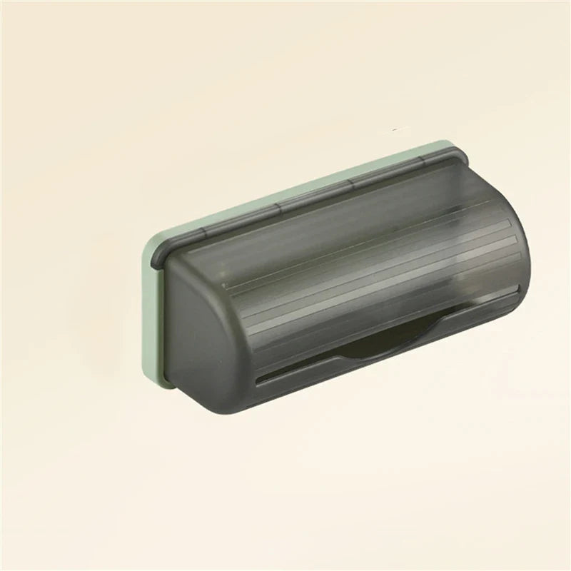 Wall-Mounted Trash Bag Storage Box – Plastic Garbage Bag Dispenser for Kitchen, Bathroom, and Home Organization