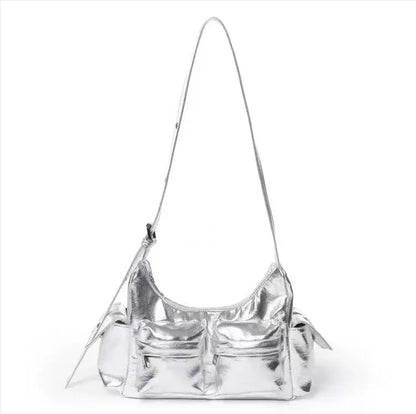 SAMO ONDOH South Korean Shoulder Bag — Hong Eun-Chae & Song Yuqi Inspired Motorcycle Underarm Bag