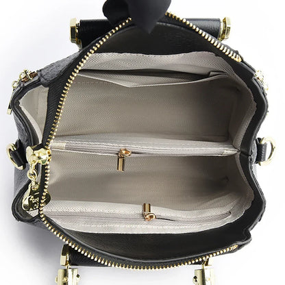 Women’s Designer Soft Leather Crossbody Bag – High-Quality Fashion Shoulder Messenger Purse for Ladies