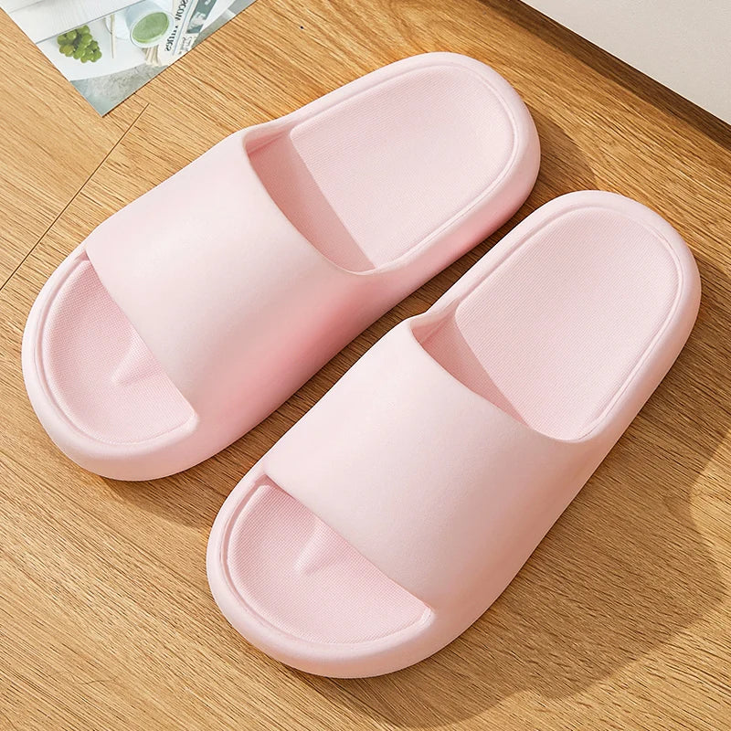 Lightweight Platform Slippers for Women – Super Soft Non-Slip Beach Flip Flops & Indoor Shower Slides for Couples Comfort