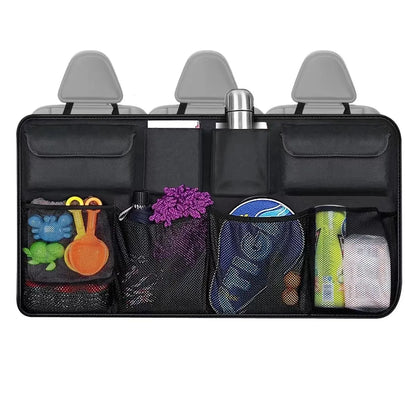Waterproof Car Seat Back Storage Hanging Bag - SUV Mesh Pocket Organizer for Car Interior