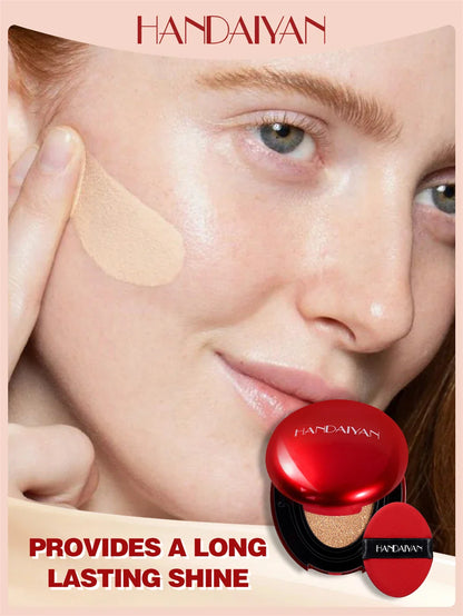 Air Cushion Foundation – Light Natural Moisturizing Concealer, Whitening, Oil-Control, Long-Lasting Base Makeup for Women (Korean Cosmetic)