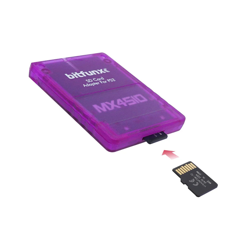 MX4SIO SIO2SD TF/SD Card Adapter – Memory Card Reader for PS2 Game Consoles