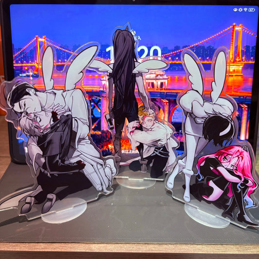 Anime Alien Stage Acrylic Figure Stand - Desk Display Ornament, Room Decoration, Cosplay Gift