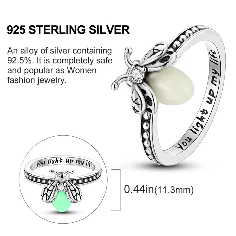 925 Sterling Silver Ring – Infinite Love Star & Moon Design for Women, Wedding Jewelry Gift