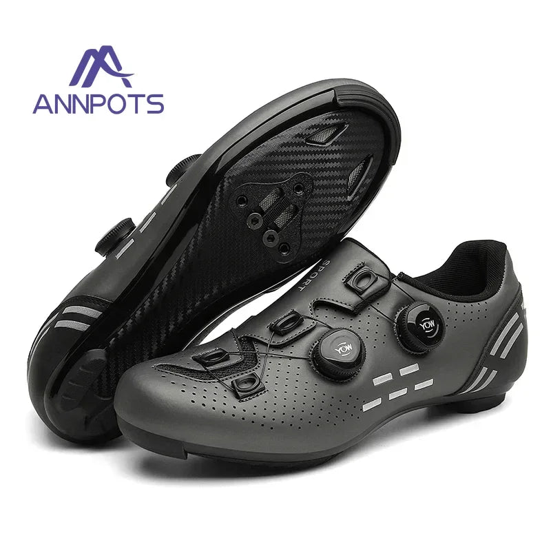 Non-Slip Mountain Bike Cycling Shoes - Unisex MTB Road Racing Sneakers for Men & Women Outdoor Riding