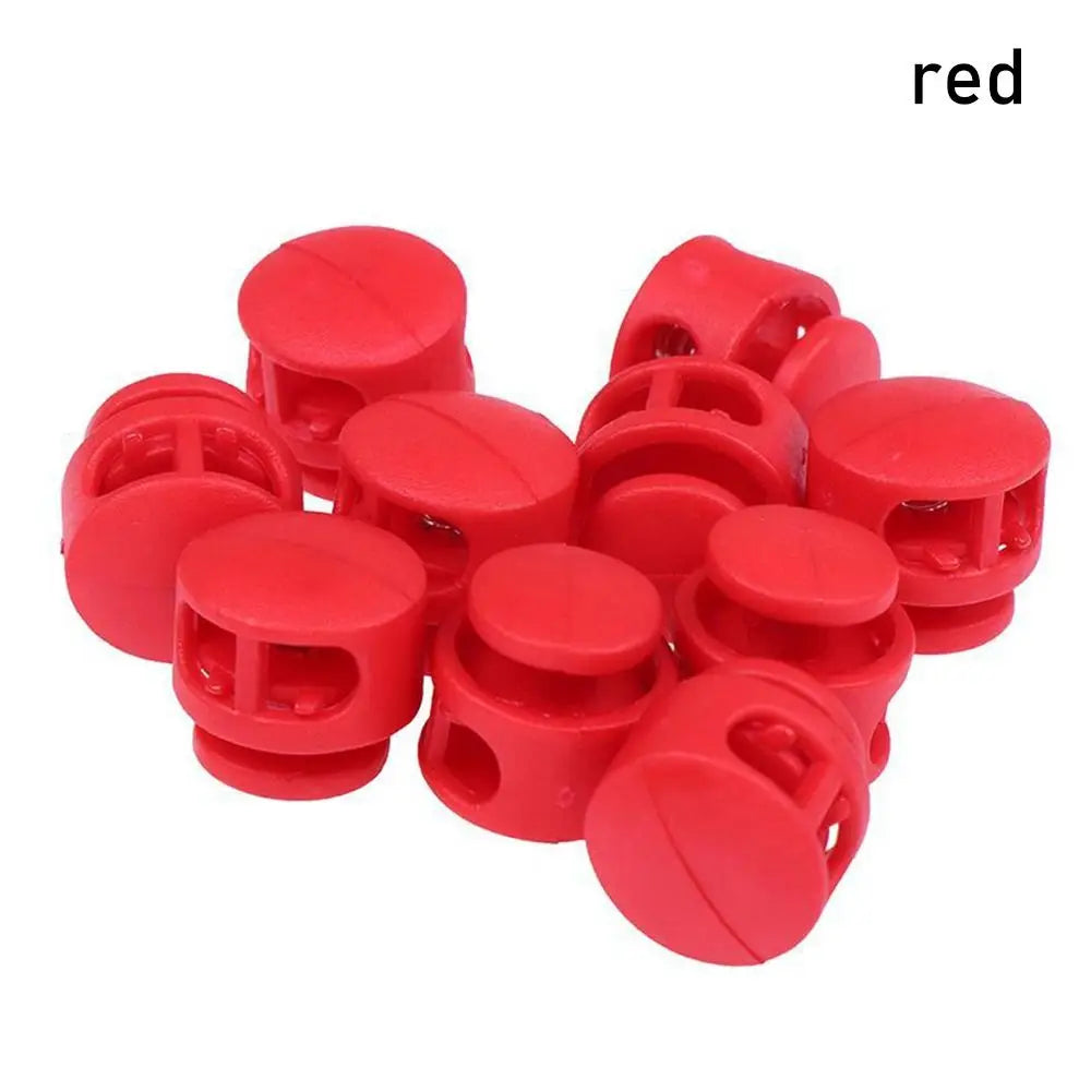 10Pcs Paracord Lanyard Cord Lock Stopper – Spring Toggle Clips for Backpacks, Sportswear, Shoelaces & Bags