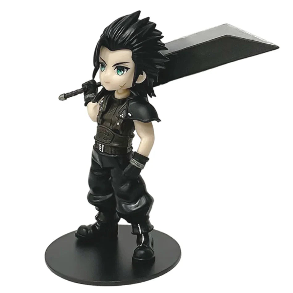Anime 11-12cm Final Fantasy Figure Set – Cloud, Tifa, Aerith & Zack PVC Collectible Toy