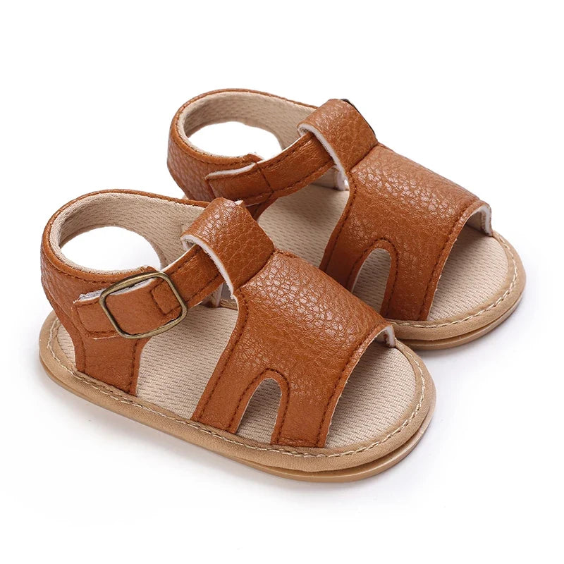 Infant Boy Pre-Walker Sandals - Breathable Soft Sole Casual Walking Shoes for 0–1 Year