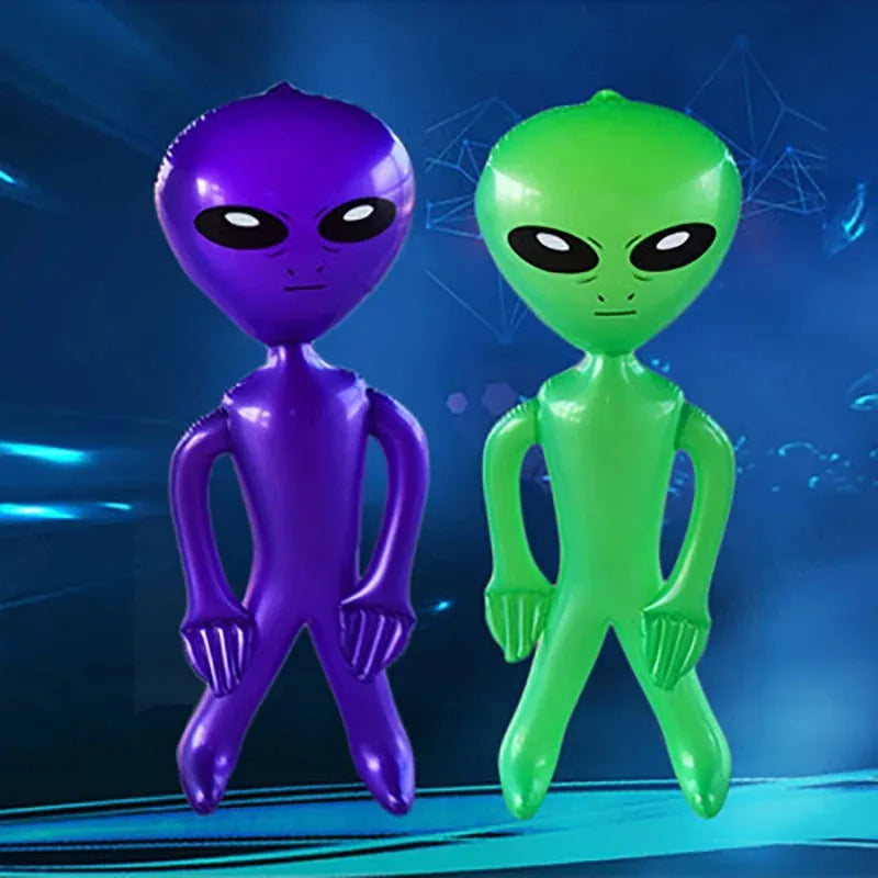 PVC Inflatable Alien Doll – Summer Beach & Pool Party Toy, Indoor/Outdoor Festival Decoration Prop