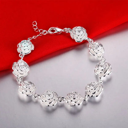 925 Sterling Silver Bead Bracelet – High-Quality Romantic Chain for Women, Fashion Jewelry Gift for Engagement, Party & Wedding
