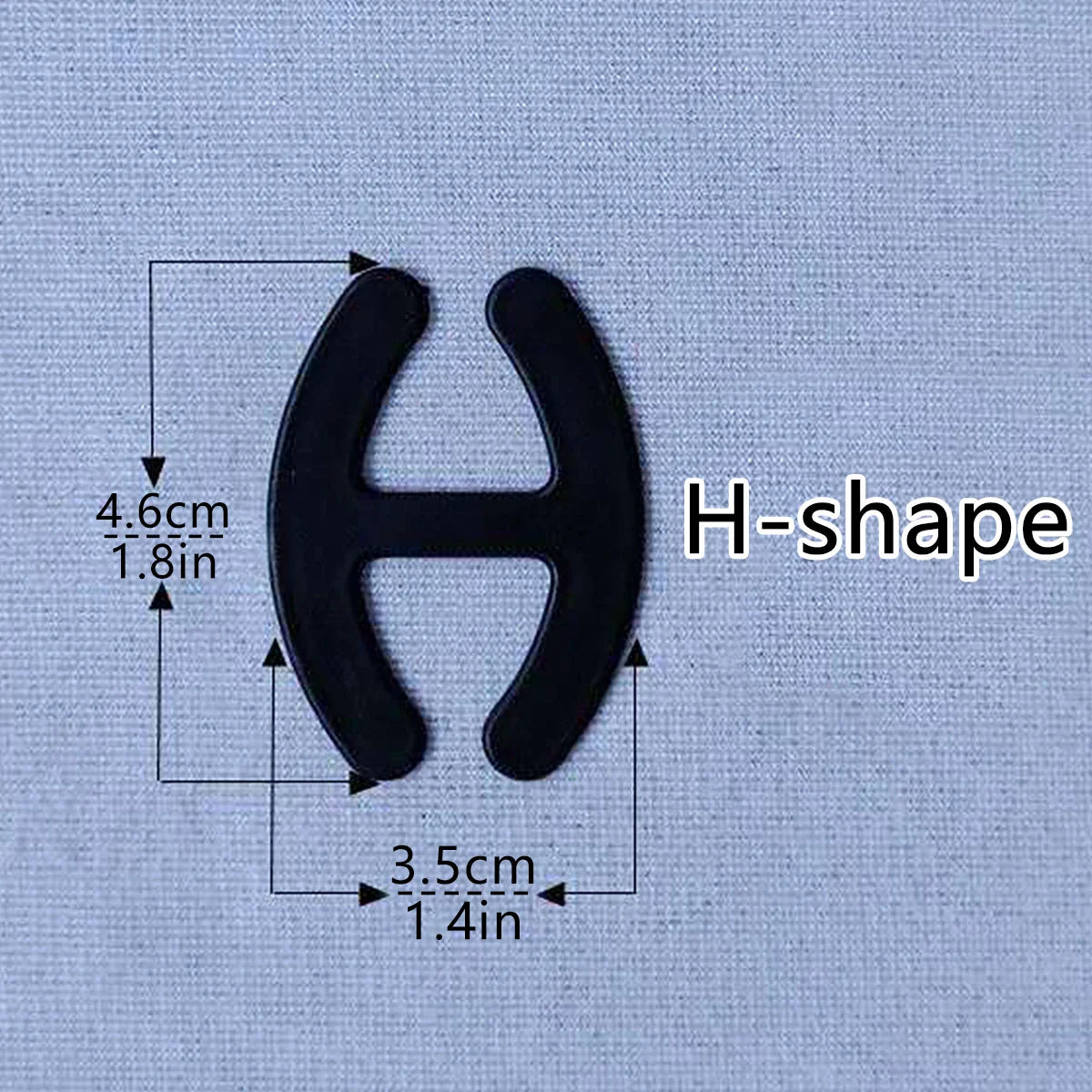 4-Color H-Shaped Anti-Slip Bra Strap Buckles – Cross Strap Underwear Accessories