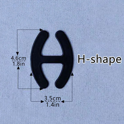 4-Color H-Shaped Anti-Slip Bra Strap Buckles – Cross Strap Underwear Accessories