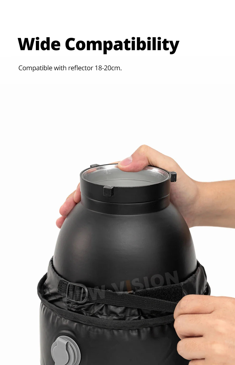 Flynoodle Air Tube Inflatable Softbox - Video Light Diffuser for Aputure, Nanlite, Godox, ZHIYUN & COLBOR