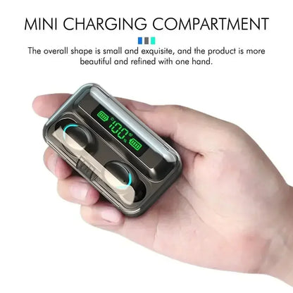 F9 5C TWS Wireless Bluetooth Earbuds – Waterproof Headphones with Digital Display & Large-Capacity Charging Case