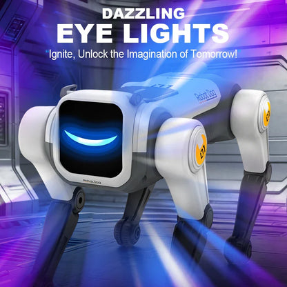 RC Intelligent Robot Dog – AI Voice Control Programmable Singing & Dancing Bionic Stunt Robot Toy