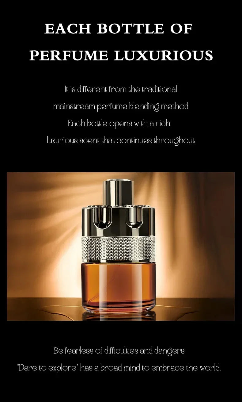100ML Long-Lasting Men’s Perfume — High-Quality Eau de Parfum with Strong Pheromones