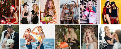 1/5/11 Pack 22" Clip-In Multi-Color Rainbow Hair Extensions – Synthetic Highlights for Girls, Women & Kids