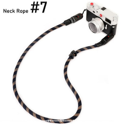 Nylon Rope Sling Quick Release Camera Strap – Wrist & Neck Shoulder Strap for Fujifilm, Sony, Nikon, Canon & Leica Mirrorless Cameras